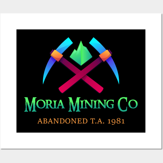 Moria Mining Company Wall Art by INLE Designs
